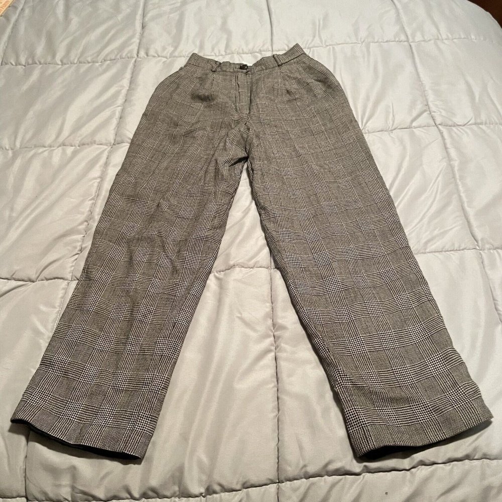 Women's JH Collectibles Petite Dress Pants Size 4P Black & White